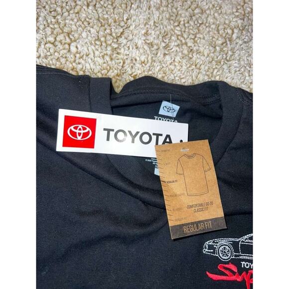 Toyota Supra MK4 T Shirt Mens Medium Black Graphic Tee JDM Car NWT Official - Picture 3 of 5